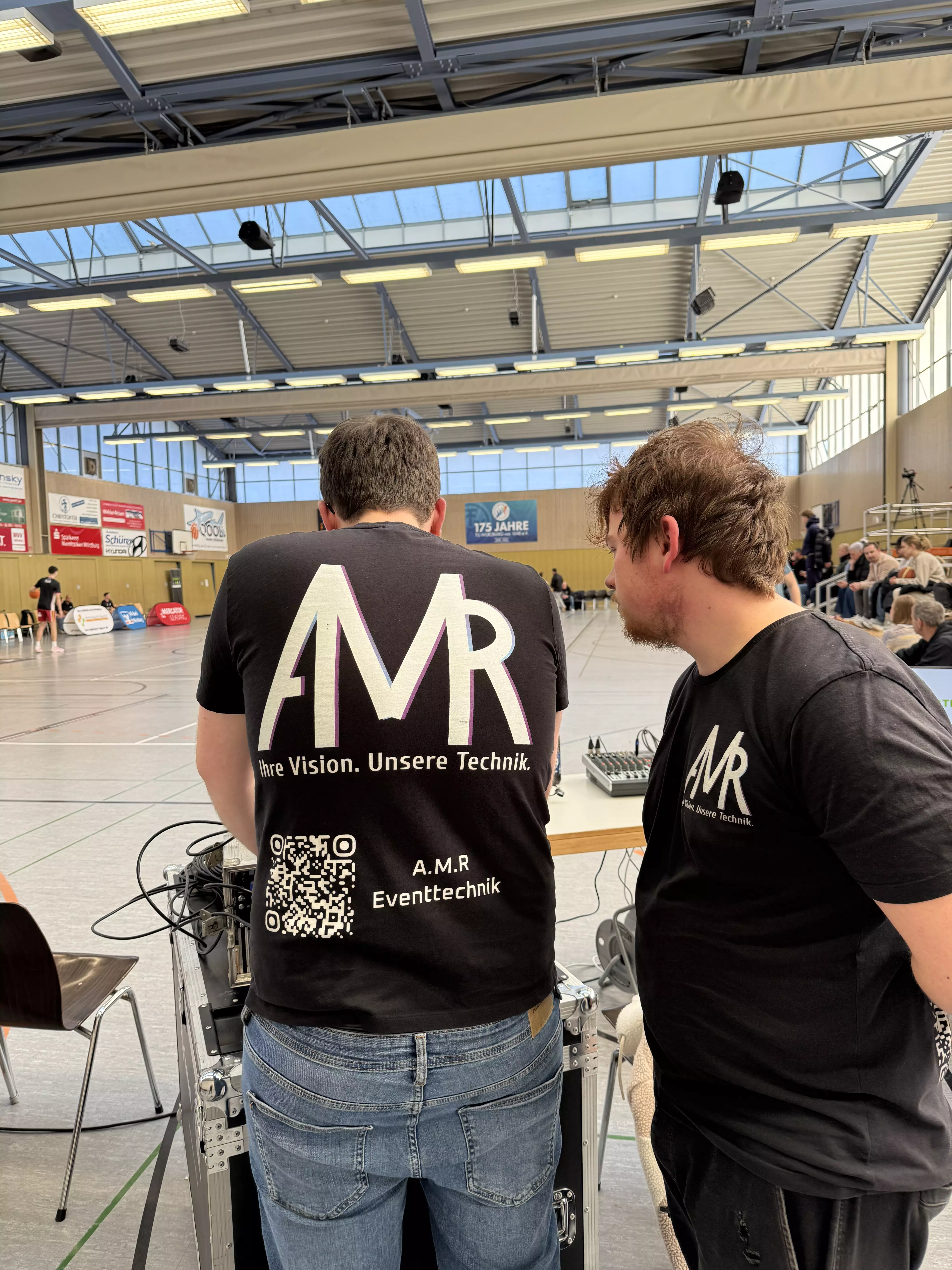 Würzburg Baskets 2. Bundesliga Basketball 5m² LED-Wand