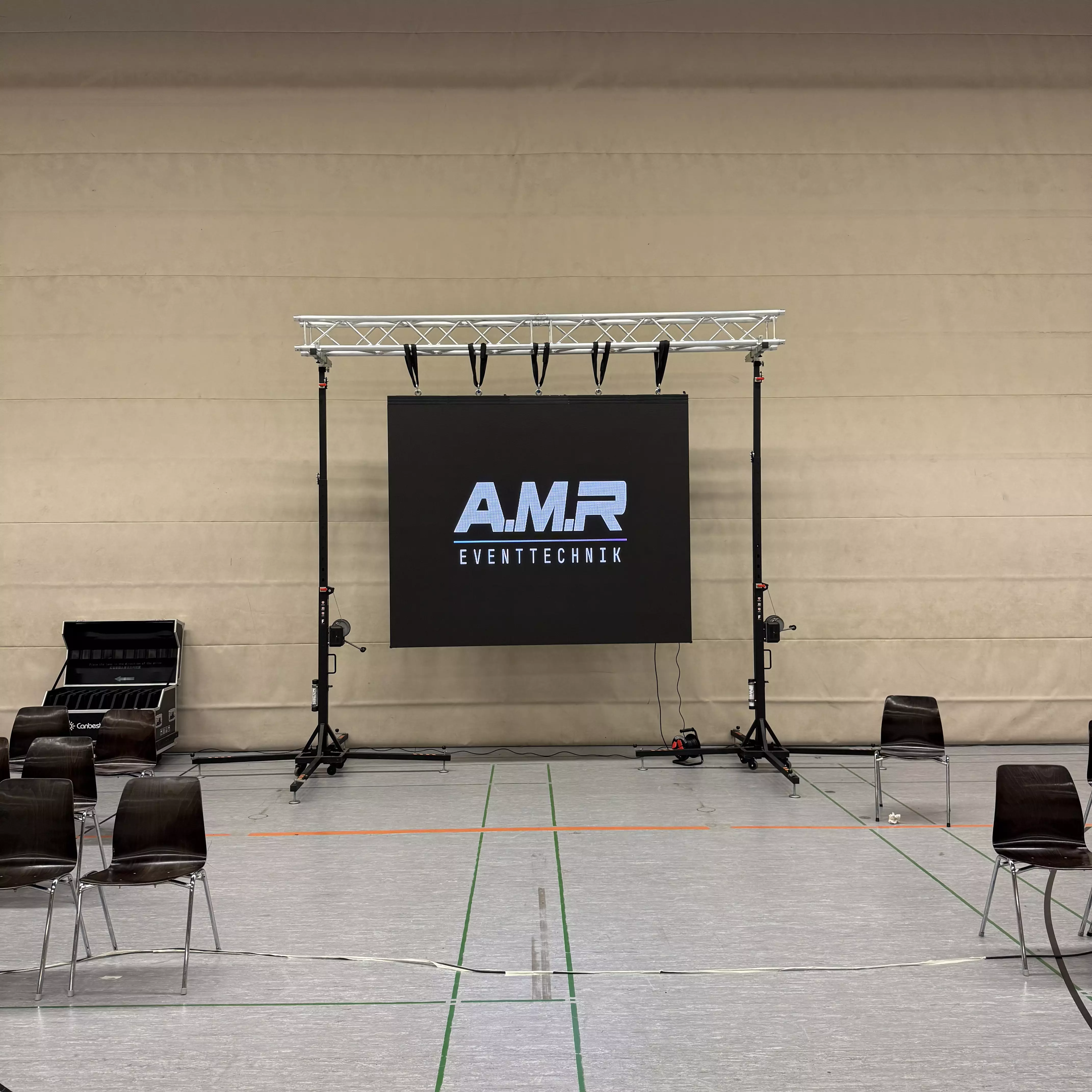 Würzburg Baskets 2. Bundesliga Basketball 5m² LED-Wand