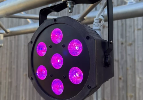 SHEHDS LED Flat Par 7×12/7×18W RGBWA+UV